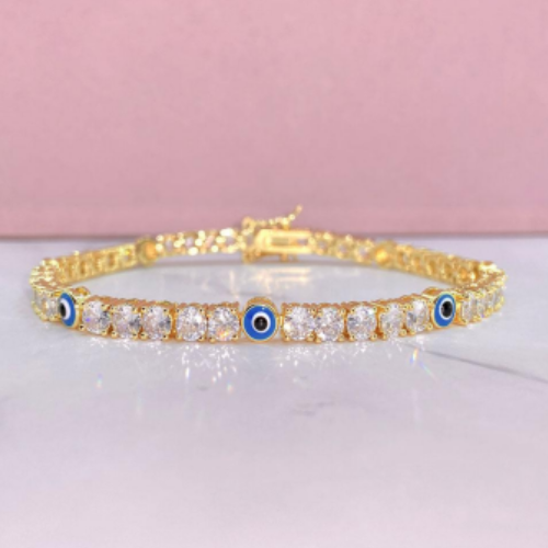 Evil eye tennis on sale bracelet