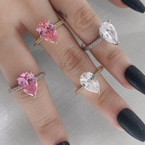 TEAR DROP RING